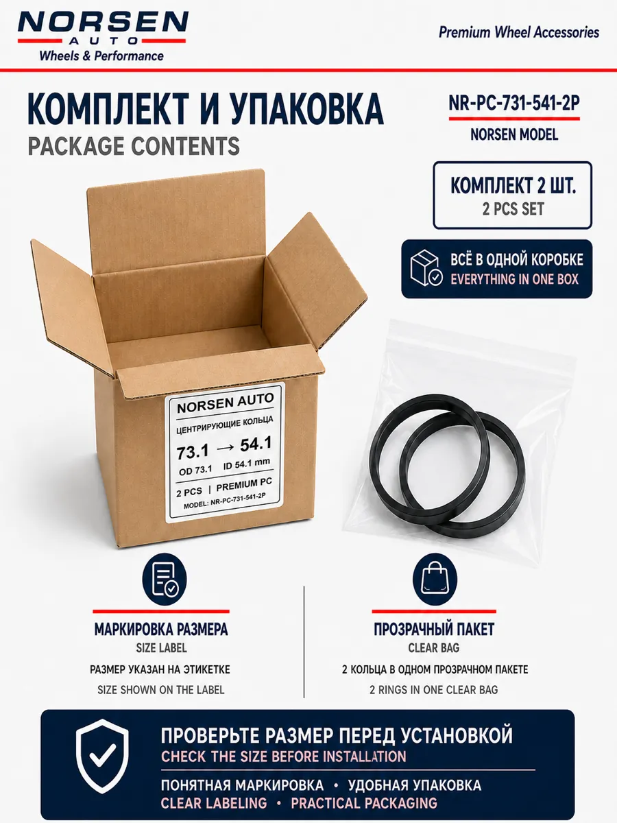 Hub ring packaging delivery